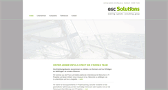 Desktop Screenshot of escsol.com